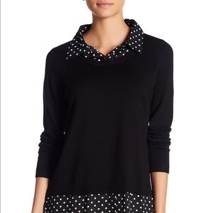 Shirttail Twofer Sweater